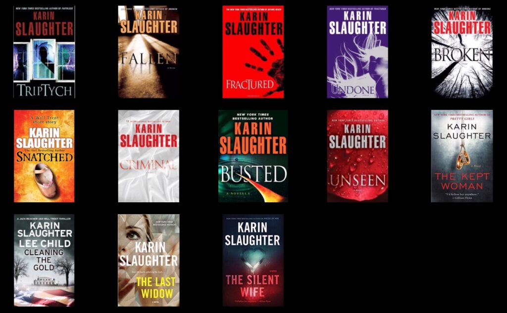 Karin Slaughter boeken volgorde